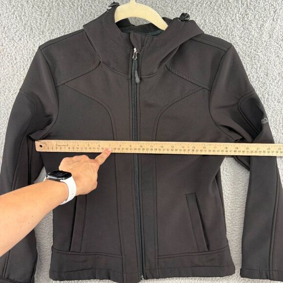 Snozu softshell hooded  jacket size small in black - Picture 4 of 9